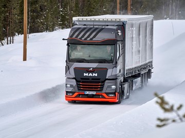 Teploty klesly až na -40 °C, ale e-truck musí být provozuschopný i v takových mrazech.